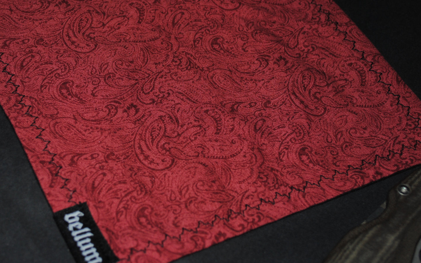Crimson Paisley Hank
