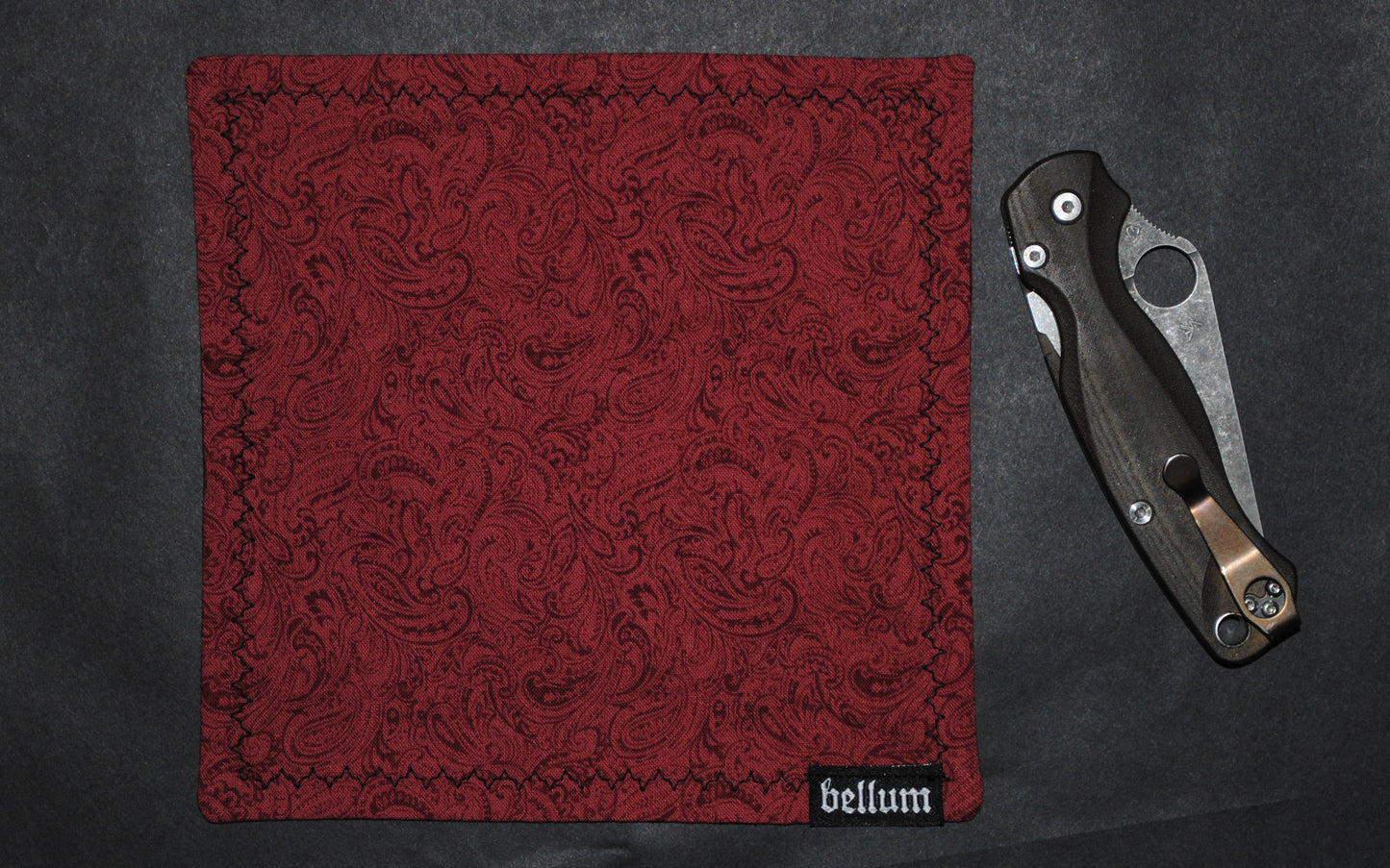 Crimson Paisley Hank