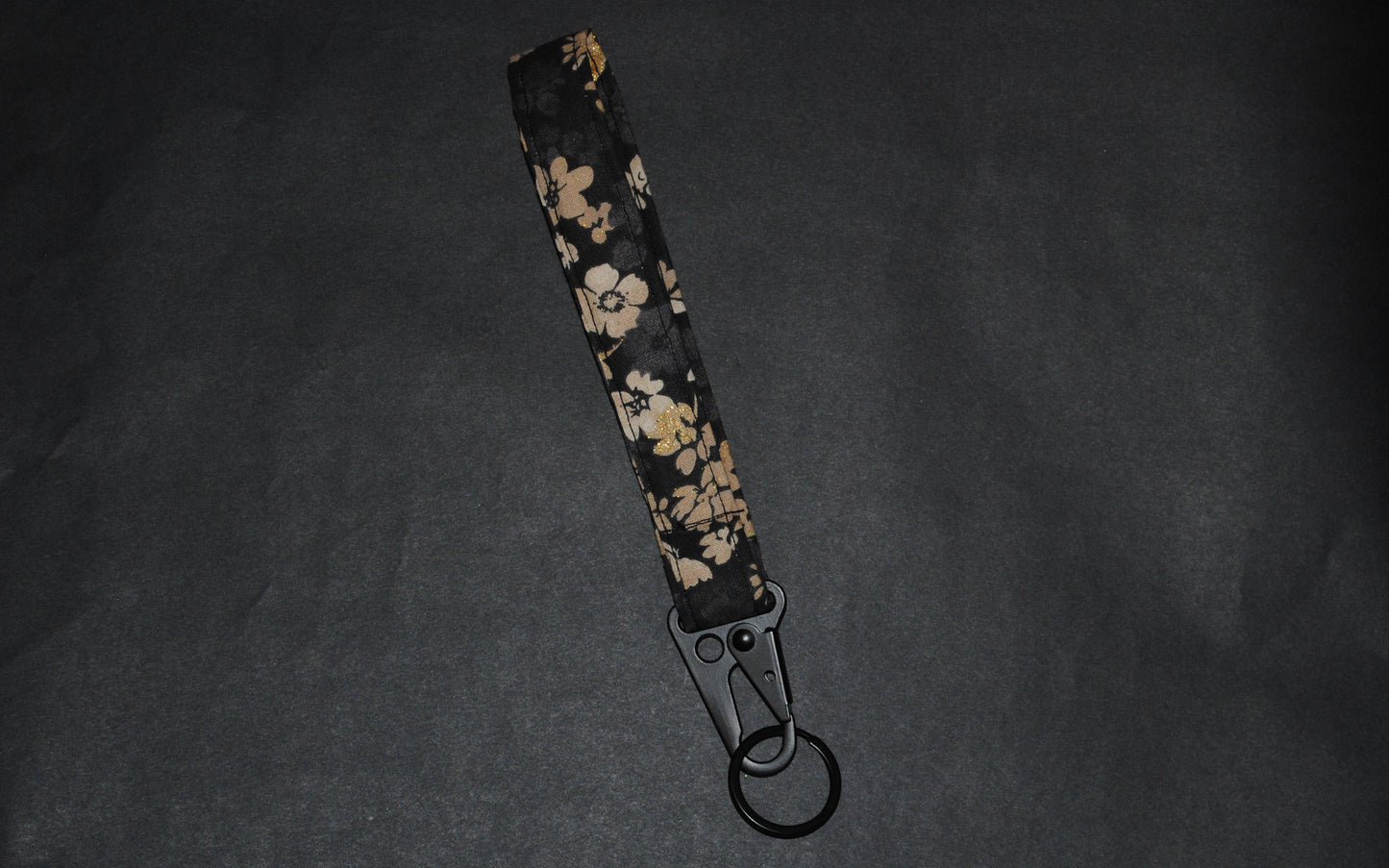 Golden Sakura Keychain