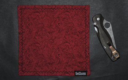 Crimson Paisley Hank